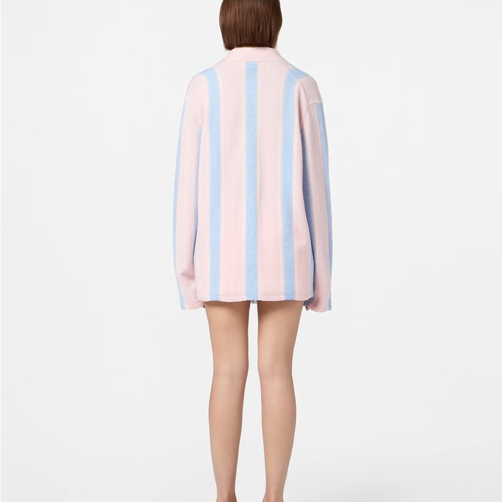 Guest In Residence Baja Everywear 100% Cashmere Cardigan Powder Pink Size S - Picture 12 of 12